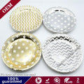 Shiny Iridescent Hot Sale Popular Disposable Paper Plate for Gifts and Party